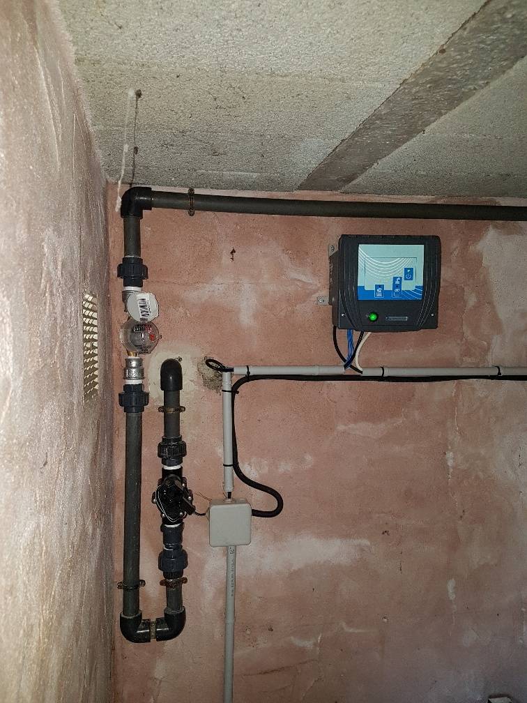 Mise en place d'un remplissage automatique 5 sondes sur une piscine à débordement existante sur BIOT