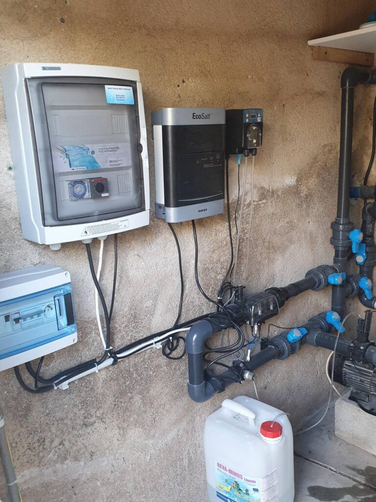 Vente et pose d'electrolyseur, filtre à sable et pompe Ph sur Grasse