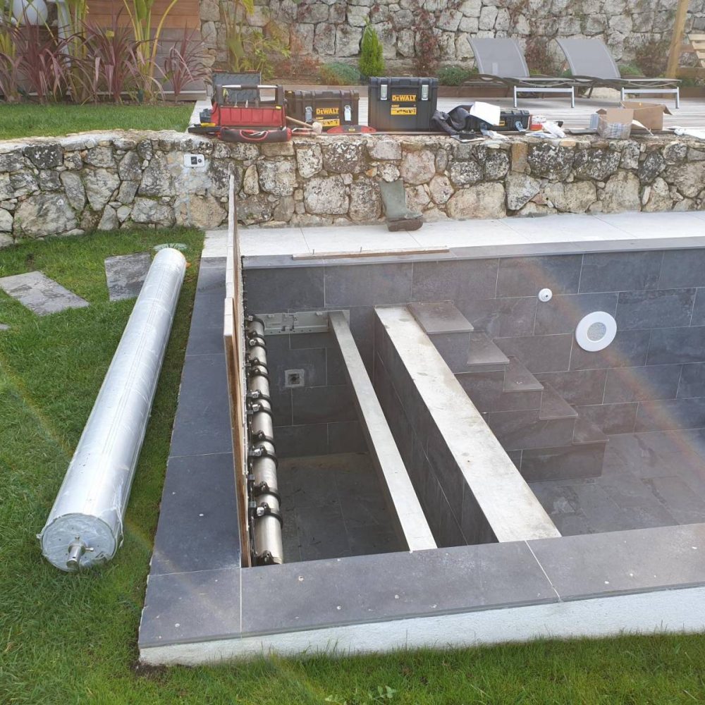 Installation d'un volet piscine sur GRASSE