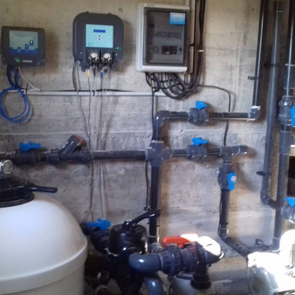 Création de local technique sur mesure pour piscine à OPIO prés de Grasse